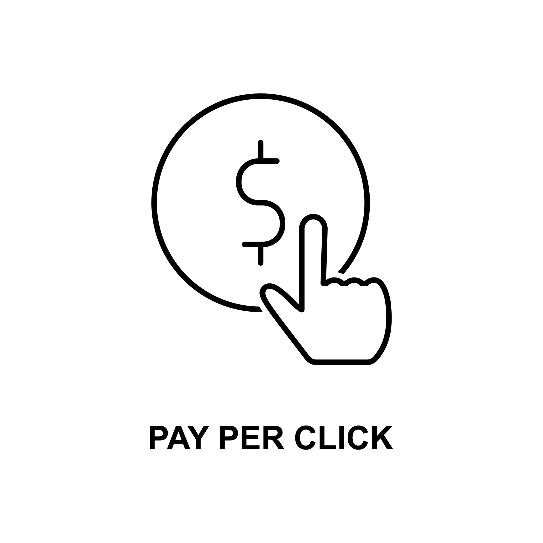 Pay per click icon