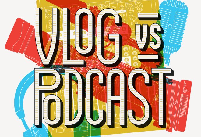 vlog vs podcast header