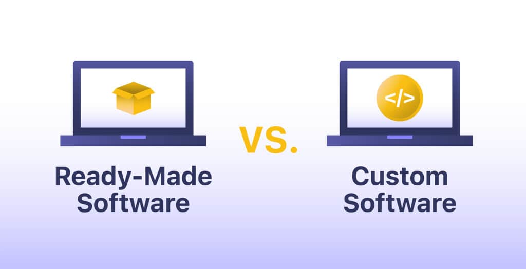 ready made software vs custom software