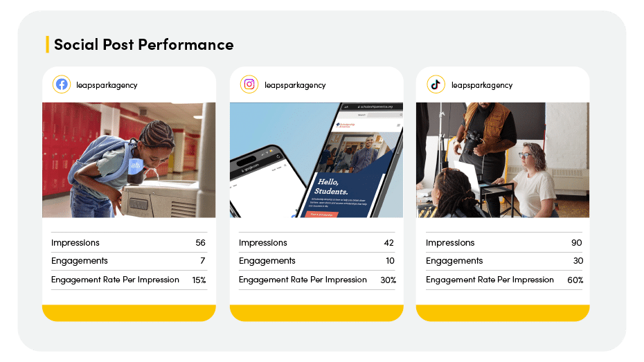 social performance  examples
