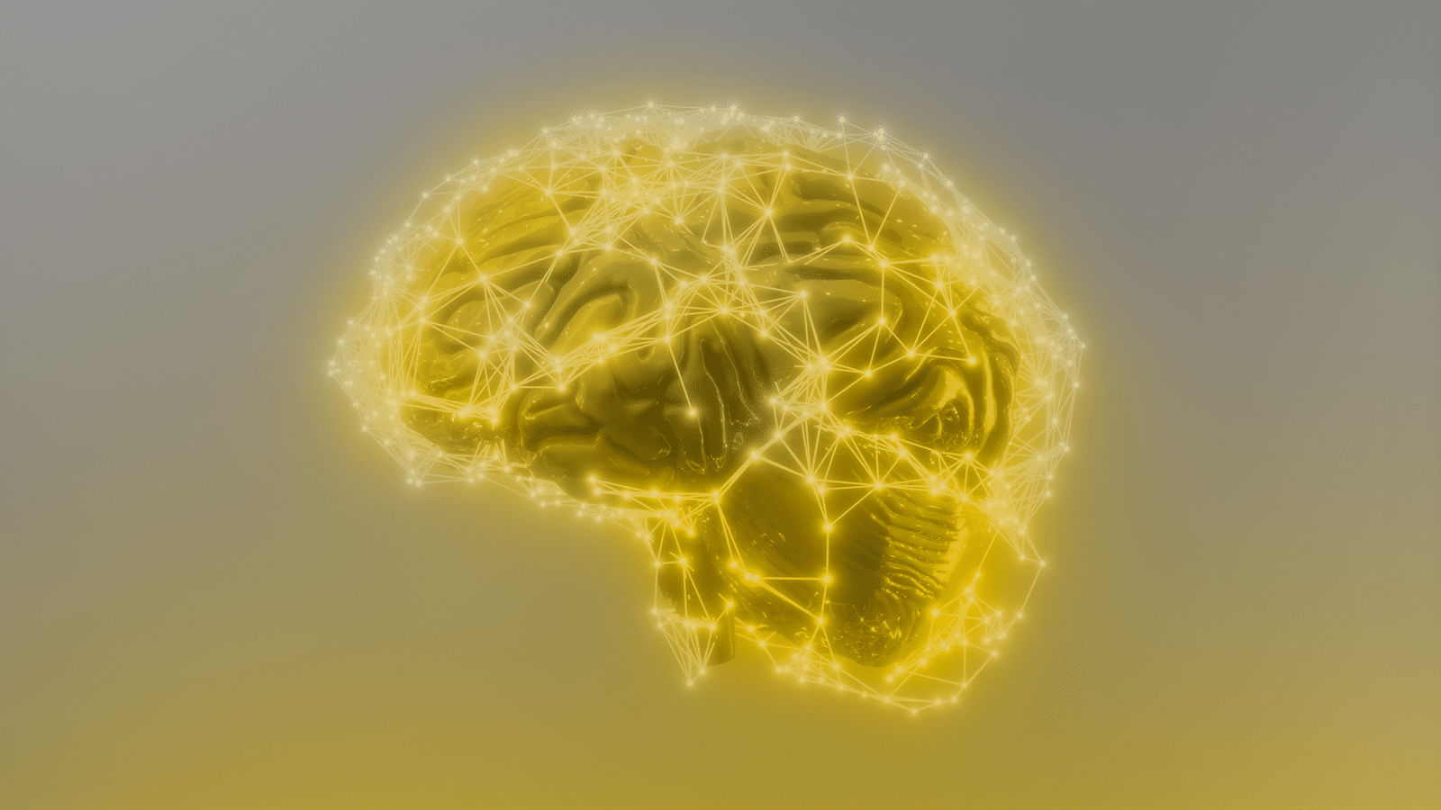 brain graphic colored yellow