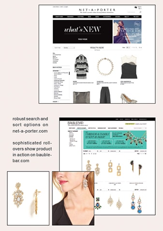 Website jewelry promotion examples